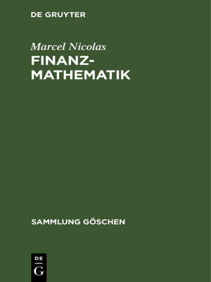 cover image of Finanzmathematik